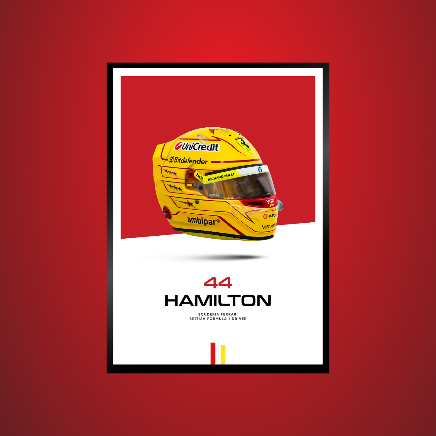 F1 Hamilton poster