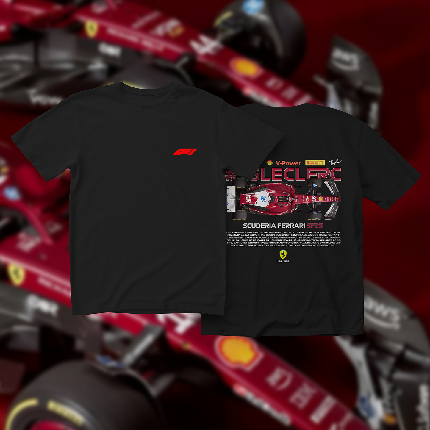 F1 Leclerc majica