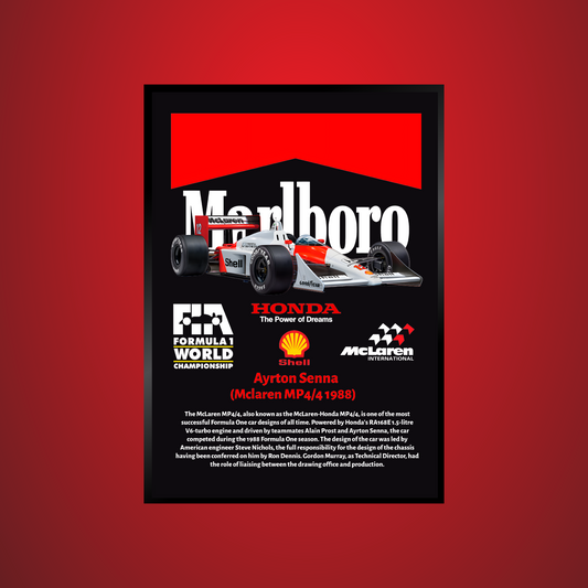 F1 Senna poster