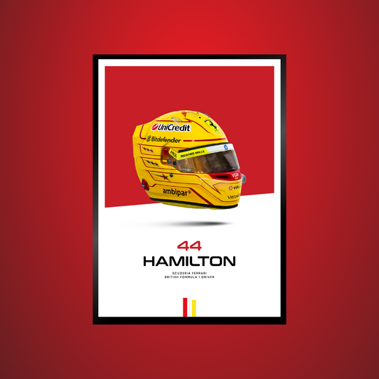F1 Hamilton poster