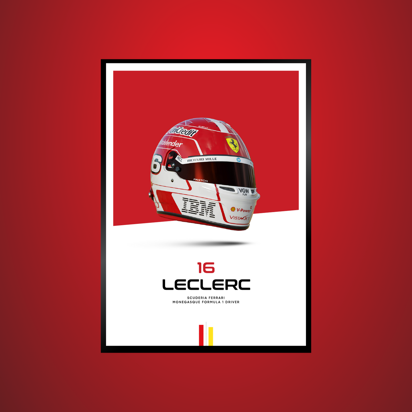 F1 Leclerc poster